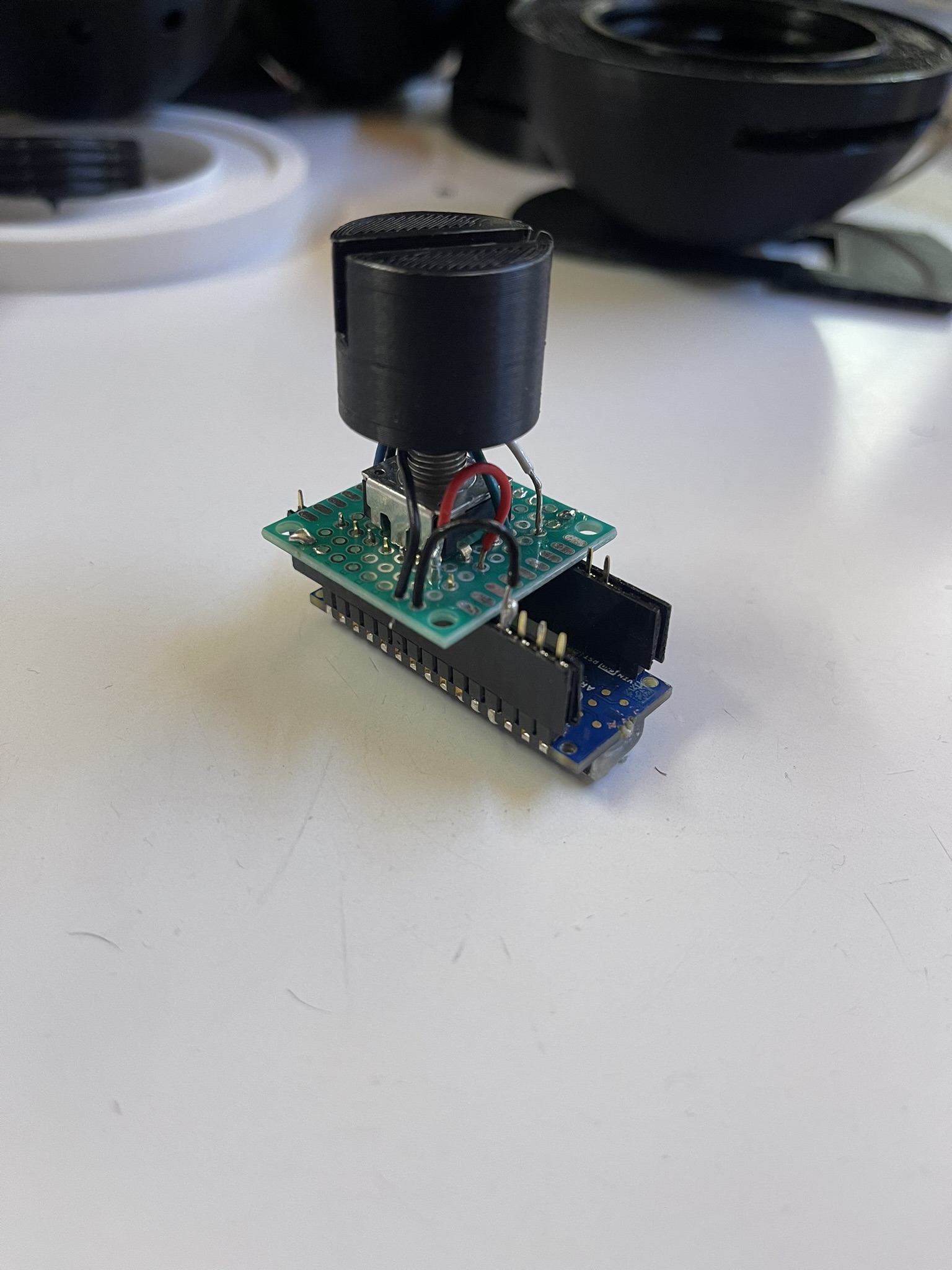 Button and Arduino assembly